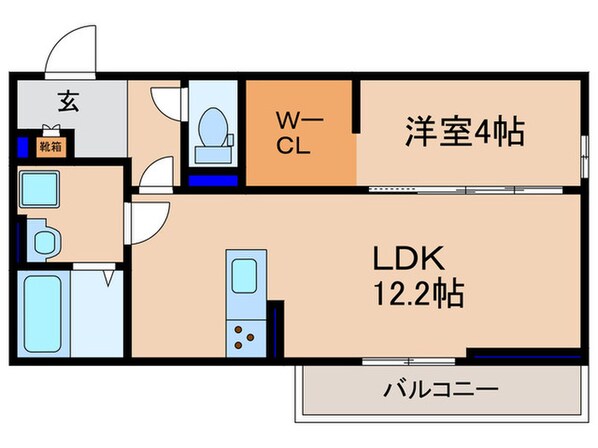 アリア大江の物件間取画像